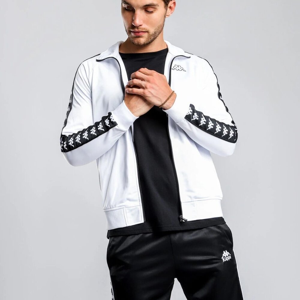 Anniston KAPPA Banda 90's Track Jacket - Slim Fit - XS - White